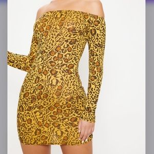 Leopard print dress